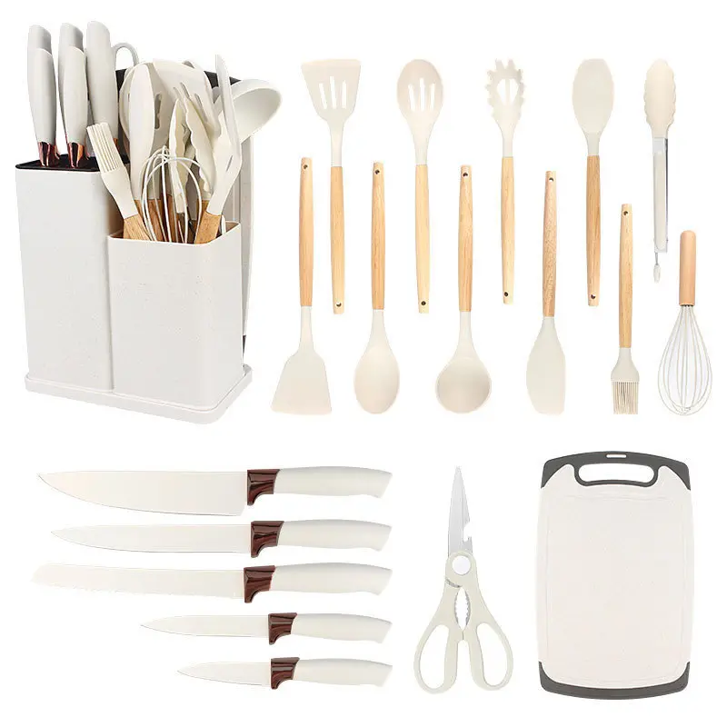 19-piece Kitchen Cooking Utensils Tools Set Spatula Colorful Baking Kitchenware Kitchen Accessories Gadgets Household Supplies · image 5