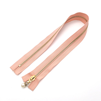 Fermeture éclair métallique durable YYX, plusieurs tailles, couleur personnalisée, extrémité ouverte/fermée pour accessoires de couture de vêtements