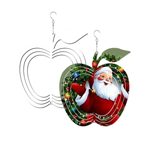 Wholesale 8 Inch 10 Inch Rectangle Blank Sublimation Wind Spinners Sunshine Yard <b>Decor</b> Christmas <b>Decor</b> for Wind Spinner - Product Image 6