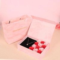 Fête des Mères Luxe Cadeau de Mariage Floral Plié Cadeau Rectangle I Love U Fleur Carton Papier Maman Boîte à Fleurs Pour la Saint Valentin