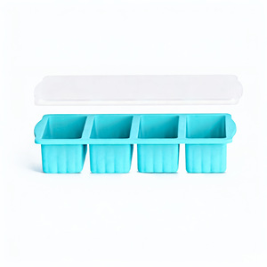 Food-Grade Quick-Freeze Silicone Ice Soup Storage Box Frozen Soup Portioning Box Freezer Tray Ice Cube Mold - Product Image 2