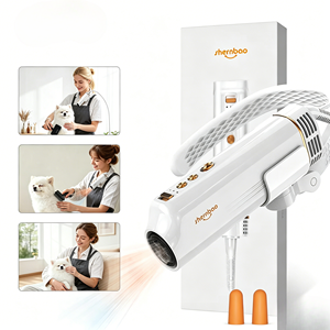 Shernbao ND-01i Asciugacapelli Portatile per Animali Domestici, Ricaricabile, Silenzioso, in Plastica, con Tecnologia Anionica, per <span class=keywords><strong>Toelettatura</strong></span> di Cani e <span class=keywords><strong>Gatti</strong></span> - Product Image 1