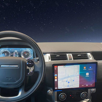 Land Rover Discovery Unit kepala Stereo mobil, pemutar DVD Mobil layar Android dan Panel AC 4 2009-2016