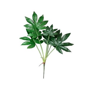 Planta Artificial de Fatsia Japonica Greenway de 30cm-100cm, Ramo de Tallo Único para Decoración de Hogar, Hotel y Bodas - Product Image 1