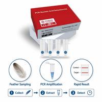 Kit de diagnostic PCR en temps réel pour le virus de la maladie de la plume (PBFD) chez les oiseaux, 4 tests/kit, certifié CE, bandelettes de test vétérinaire sûres pour les perroquets