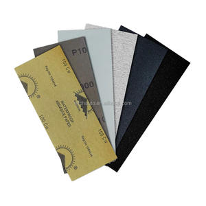 Pulido de alta calidad P80 100120 Grit papel de <span class=keywords><strong>lija</strong></span> húmedo/seco de carburo de silicio 1mm hoja abrasiva impermeable OEM personalizable - Product Image 1