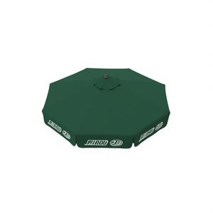 Tela de Repuesto para Sombrilla de Patio Exterior de 3 Metros, Diseño Moderno Verde, Impresión Serigráfica - Product Image 1