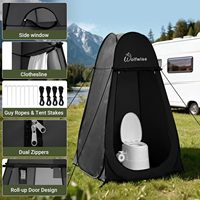 Tente de douche pop-up d'été - Conception sans maille UPF30+ |   Sac de transport compact, léger et résistant à l'eau pour le camping en plein air