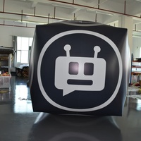 Ballon gonflable géant carré personnalisé en forme de cube avec impression de logo pour exposition, publicité et promotion d'événements