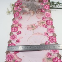 Berbagai pilihan warna pakaian dalam lingerie renda trim Aksesori renda kain jala kasa payet renda bordir