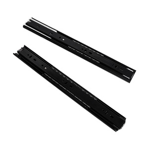 Dtc <b>Drawer</b> <b>Slides</b> 3 Section Side Mounted Self Closing Ball Bearing Damping Buffer Silent <b>Slide</b> Rail 45mm Wide Hardware - Product Image 4