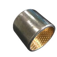 Roulements autolubrifiants Bagues bimétalliques à plaque en bronze, bagues DU JDB Bague en laiton à rainure d'huile à douille en bronze fritté