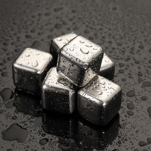 Piedras de <span class=keywords><strong>Whisky</strong></span> de Acero Inoxidable 304 al por Mayor, Cubitos de Hielo Metálicos Reutilizables para <span class=keywords><strong>Whisky</strong></span>, Vino, <span class=keywords><strong>Cola</strong></span>, Bebidas, Accesorios de Bar - Product Image 4