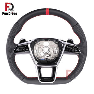 Volant OLIVER à 3 branches modifié pour <span class=keywords><strong>Audi</strong></span> A3 A4 A5 A6 A7 Q3 Q5 S4 S5 TTRS <span class=keywords><strong>E</strong></span>-<span class=keywords><strong>tron</strong></span> <span class=keywords><strong>GT</strong></span> R8 - Product Image 6