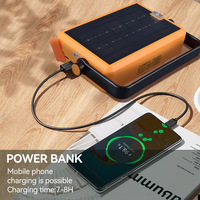 Tragbarer 56 LED-Scheinwerfer 50W Solar wiederauf lad bares Flutlicht Kaltweiß licht Wasserdichte Lithium batterie für Arbeiten im Freien