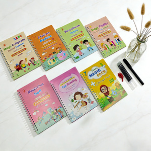 Cuadernos de Caligrafía Reutilizables Personalizados de Alta Calidad para Niños en Edad Preescolar, Cuadernos de Práctica de Escritura con Espiral - Product Image 1
