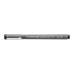 STAEDTLER - ปากกาเพนน่า พิกเมนต์ ไลเนอร์ 0.8 มม. สีดำ - Product Image 1