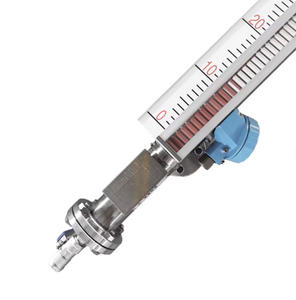 1 metre yüksek hassasiyetli yan üst monte manyetik Flap seviye göstergesi 10 MPa sıvı ölçüm yüksekliği enstrüman - Product Image 2