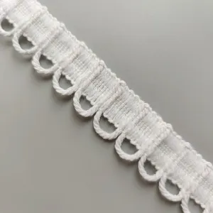 Coton torchon boucle dentelle garniture pour rideau