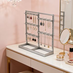 Support <span class=keywords><strong>de</strong></span> rangement pour <span class=keywords><strong>bijoux</strong></span> double face - Options Or rose/Blanc/Noir/Argent, base 60x20cm, idéal pour <span class=keywords><strong>les</strong></span> présentoirs <span class=keywords><strong>de</strong></span> vente au détail - Product Image 1