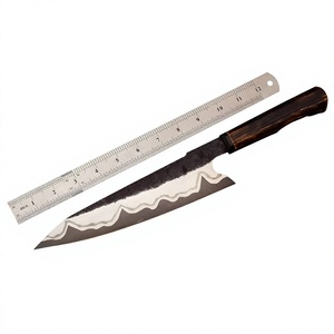 Cuchillos de cocina de acero inoxidable de calidad premium Chef, diseño minimalista, mango de madera, cuchillos de chef para uso en la cocina, en venta. - Product Image 6