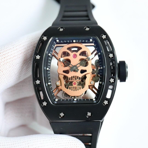 Jam Tangan Pria Jam Tangan Mekanis Manual Mewah Bahan Emas Berkualitas Tinggi Seni Mekanis Gotik Bahan Teknologi Tinggi Gaya Olahraga Pria - Product Image 2