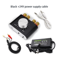 Mini amplificateur de puissance Bluetooth DC 12V-24V, amplificateur de puissance Hifi, mini lecteur audiophile de bureau à domicile