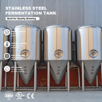 Cuve de Fermentation en Acier Inoxydable 500L 1000L 1500L 2000L – Équipement de Fermentation pour Brasserie Artisanale et Production de Bière