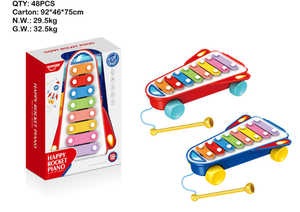 Pianoforte a Otto Toni per Educazione Precoce, Strumento Musicale a Percussione a Forma di Autobus Trojan - Product Image 6
