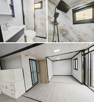 Studio de yoga modulaire préfabriqué personnalisable de 30 pieds à montage instantané, mobile, à double aile extensible, en conteneur