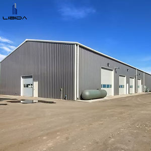 Venda Quente Armazém Moderno de Estrutura de Aço Pré-Fabricada com Estrutura Soldada Soluções Personalizadas Design de Modelo 3D Certificação CE - Product Image 4