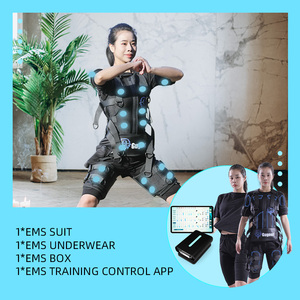 Gugeer setelan latihan nirkabel EMS, perlengkapan kebugaran stimulasi Elektro profesional, setelan latihan seluruh tubuh untuk penggunaan komersial Gym rumah - Product Image 5