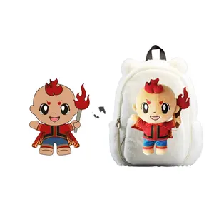 Tiktok Hot Sale New Backpack Animal Plush Backpack School Bag 2024 Made in China Low MOQ Cartoon for Kid Customized Unisex Tg-b2