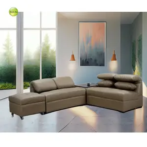 Sofa Desain Modern Italia Terbaru Ruang Tamu Futon Sofa Bed Furnitur Konvertibel Sofa Sofa Set