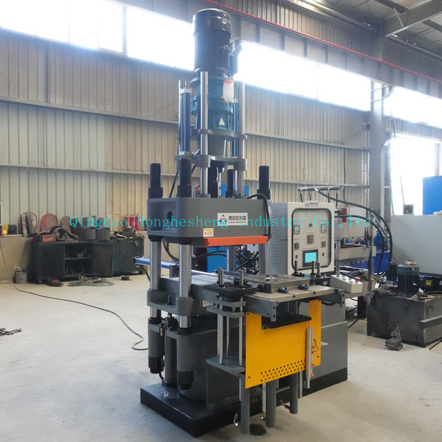 Vinyl Record Molding Press Machine/automatic Plate Vulcanizing Press with Ejector /screw Type Rubber Injection Machine