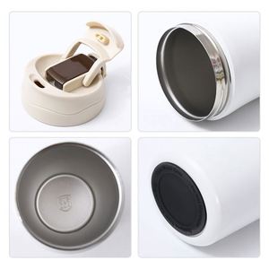 Taza de Viaje de Café Reutilizable de Doble Capa con Logotipo Personalizado, Taza de Café de Acero Inoxidable con Sellado Térmico - Product Image 4