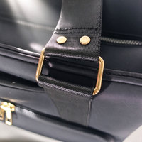 Sac à main en néoprène personnalisé avec logo OEM, imperméable, organiseur pour femmes professionnelles et voyages d'affaires, avec bandoulière