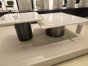 Modern High Quality Dining <b>Coffee</b> Tea Metal Frame <b>Marble</b> <b>Coffee</b> <b>Table</b> <b>Set</b> Light Luxury Modern Simple <b>Coffee</b> <b>Table</b> - Product Image 3