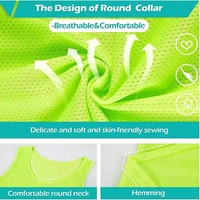 Maillots d'entraînement de football personnalisés TF, gilets respirants à manches courtes en mesh, ensembles de football