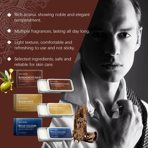 Bálsamo Sólido para Hombre East <span class=keywords><strong>Moon</strong></span> (Fragancia de Cedro), Bálsamo Sólido Portátil, Aroma Fresco y Duradero, No Pegajoso - Product Image 4