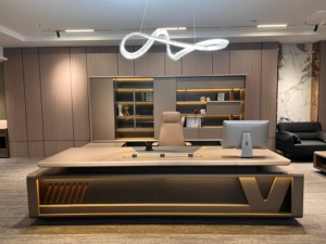 Nội thất văn phòng MDF bảng điều hành CEO bàn văn phòng cao cấp thân thiện với môi trường bàn văn phòng cho đồ nội thất thương mại - Product Image 4