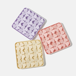 Factory Multi-Scenario Usage Simulate Nature Silicone Anti-Slip Collapsible Waterproof Slow Food <b>mat</b> for Curiosity Exploration - Product Image 1