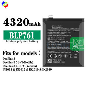 Batería de Iones de Litio para Teléfono Móvil de Alta Capacidad al por Mayor, BLP761 para OPPO OnePlus 8 5G, Batería Recargable para Teléfono - Product Image 2