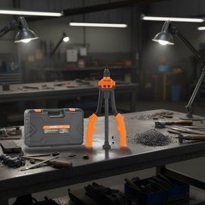 Kit de Herramientas de Remachado Manual Vevor de 14 Pulgadas con Estuche Resistente, 7 Mandriles, 70 Tuercas de Remache Métricas SAE - Product Image 2