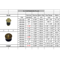 Tapones de Expansión de Goma y Metal para Motor de Automóvil, Tamaño Completo, Repuestos Originales y de Posventa