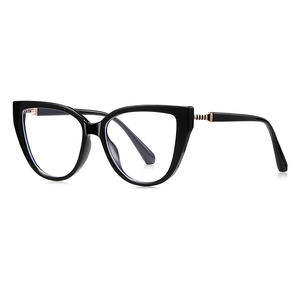 Monture de lunettes œil-de-chat grande taille pour femme, verres anti-lumière bleue, lunettes de vue classiques, lunettes optiques de lecture en TR90 – Nouveauté en gros - Product Image 6