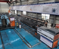 Station de travail automatique pour la fabrication de cages en acier, cage en acier pour pieux, diamètre de la cage 700 à 2500 mm, longueur de la cage 12 m, diamètre de la barre principale 18 à 40 mm