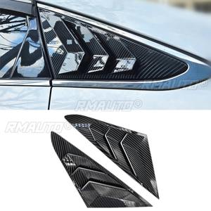 Para Hyundai Sonata 9.ª Generación 2015-2019, embellecedor de ventana trasera triangular tipo aleta de tiburón, cubierta embellecedora de ventana de ventilación lateral trasera - Product Image 2