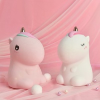 Veilleuse pour bébé thème dessin animé, lumière multicolore, intelligente, avec capteur tactile, commande tactile, lampe originale