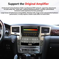 Autoradio HI-FI 8+25 Go pour LEXUS LX 570 2007-2015 Lecteur multimédia DVD CarPlay Écran audio vidéo 2 Din Navigation GPS DSP